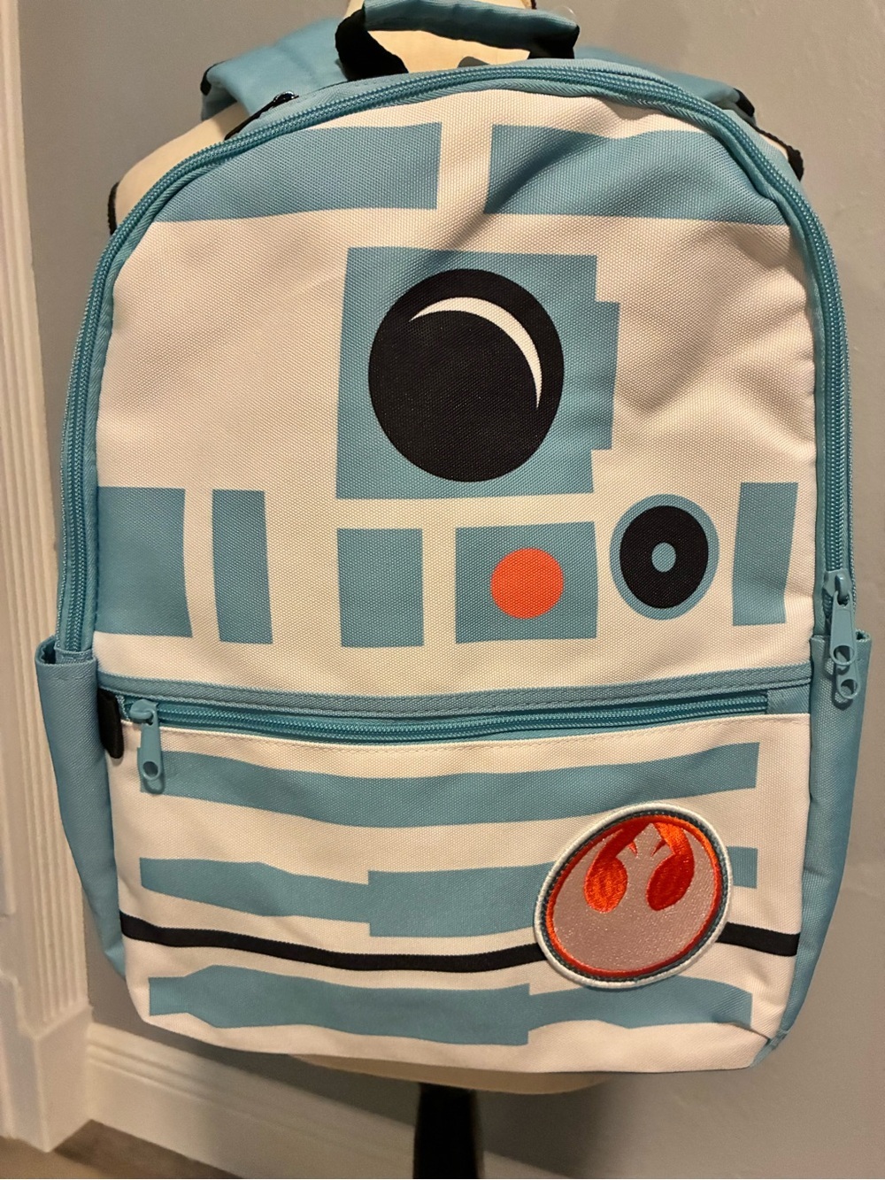 Star Wars R2-D2 light blue backpack - Picture 4 of 14